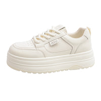 Women’s Platform Sneakers – Minimal Thick Sole Casual Shoes for Daily Wear  Clean lines. Soft tones.Designed for effortless everyday style.