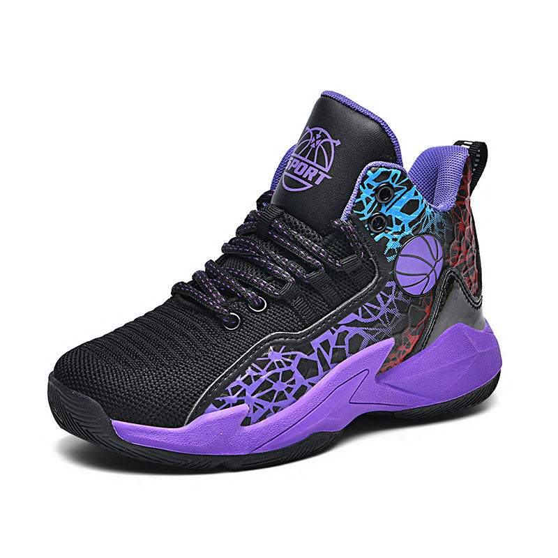 HappyShark Kids Basketball Style Sneakers
