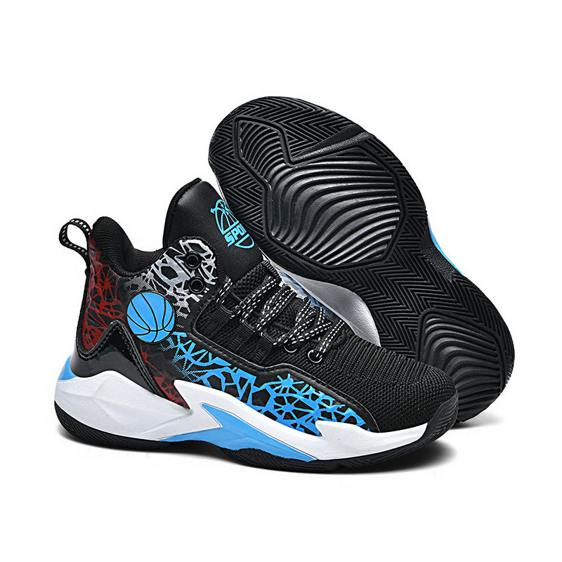 HappyShark Kids Basketball Style Sneakers