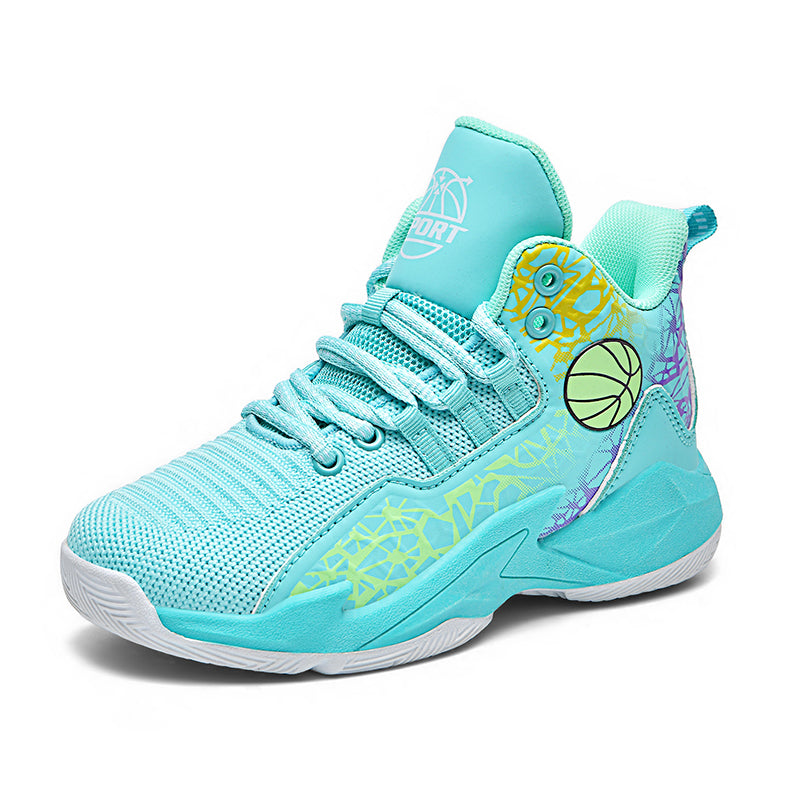 HappyShark Kids Basketball Style Sneakers