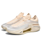Men’s Futuristic Slip-On Sneakers – Lightweight Breathable Mesh Running-Inspired Casual Shoes