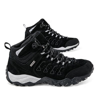 HappyShark Leather Hiking Boots,Outdoor Shoes