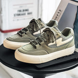 Men’s & Women’s Casual Low-Top Sneakers – Breathable Suede-Style Upper with Thick Rubber Sole