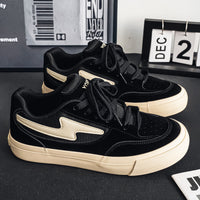 Men’s & Women’s Casual Low-Top Sneakers – Breathable Suede-Style Upper with Thick Rubber Sole