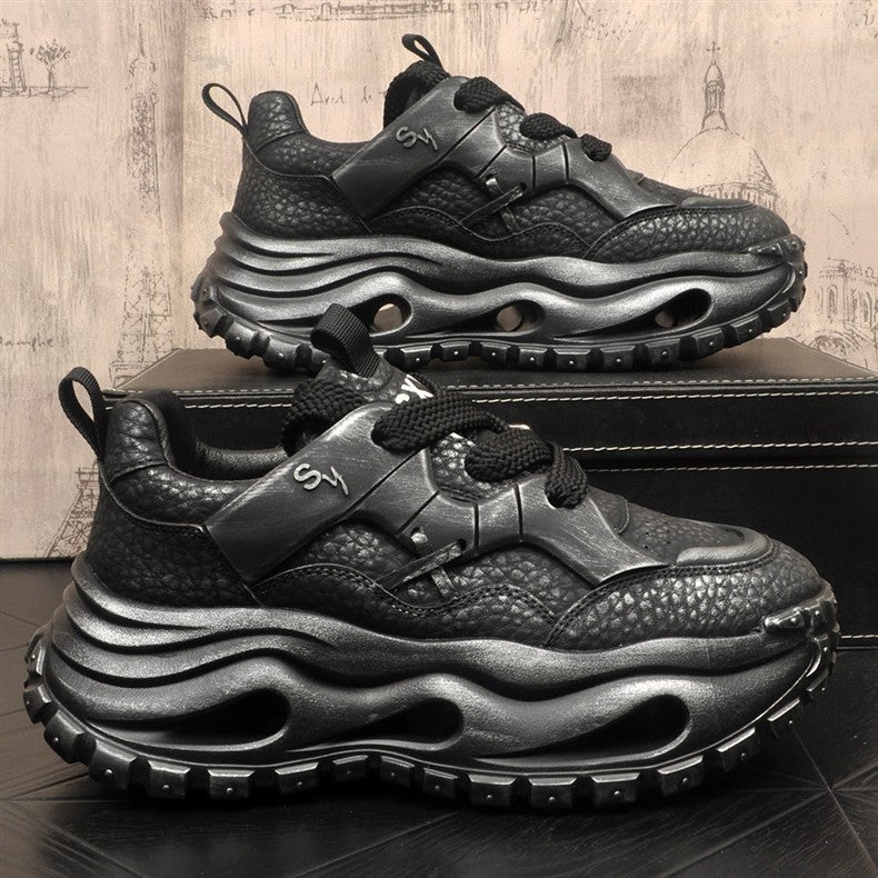 Chunky Platform Sneakers for Men & Women – Breathable Fashion Dad Shoes with Cushioned Sole.Modern chunky sneakers designed for everyday comfort, street style, and all-day support.
