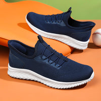 Breathable Knit Walking Sneakers for Men & Women – Lightweight Cushioned Everyday Comfort Shoes