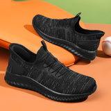 Breathable Knit Walking Sneakers for Men & Women – Lightweight Cushioned Everyday Comfort Shoes