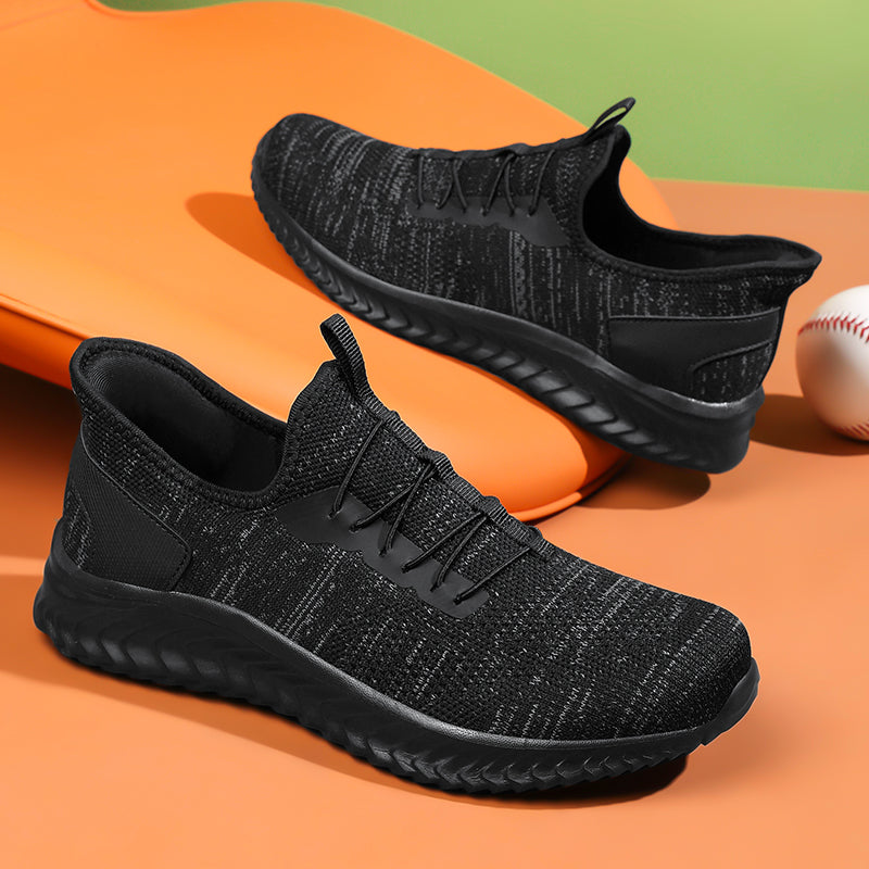 Breathable Knit Walking Sneakers for Men & Women – Lightweight Cushioned Everyday Comfort Shoes