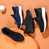 Breathable Knit Walking Sneakers for Men & Women – Lightweight Cushioned Everyday Comfort Shoes