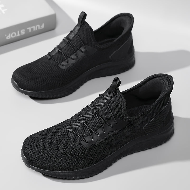 Breathable Knit Walking Sneakers for Men & Women – Lightweight Cushioned Everyday Comfort Shoes