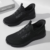 Breathable Knit Walking Sneakers for Men & Women – Lightweight Cushioned Everyday Comfort Shoes