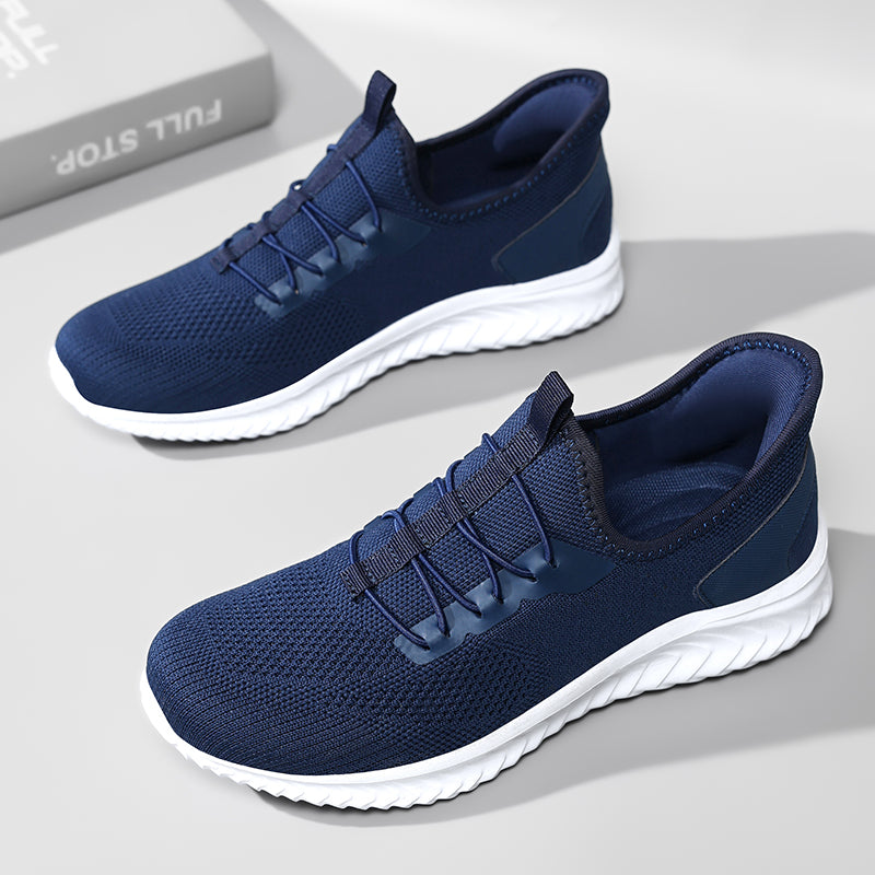 Breathable Knit Walking Sneakers for Men & Women – Lightweight Cushioned Everyday Comfort Shoes