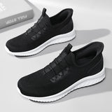 Breathable Knit Walking Sneakers for Men & Women – Lightweight Cushioned Everyday Comfort Shoes