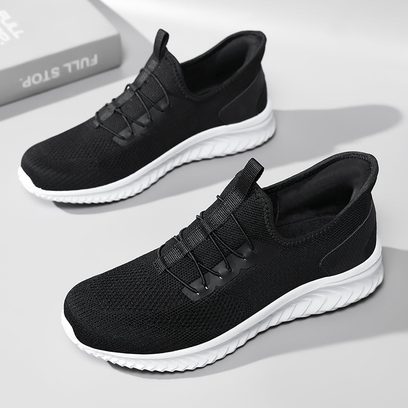 Breathable Knit Walking Sneakers for Men & Women – Lightweight Cushioned Everyday Comfort Shoes