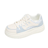 Women’s Pastel Platform Sneakers – Casual Thick Sole Shoes for Everyday Wear