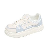 Women’s Pastel Platform Sneakers – Casual Thick Sole Shoes for Everyday Wear