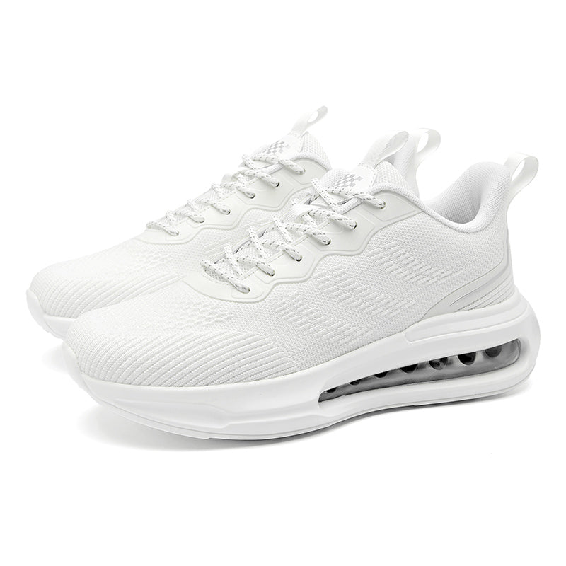 Men’s & Women’s Air Cushion Running Shoes – Breathable Knit Sneakers with Shock Absorption for Daily Walking & Sports