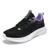 Women’s Lightweight Knit Walking Shoes – Breathable Cushion Sneakers for Daily Wear, Travel & Fitness