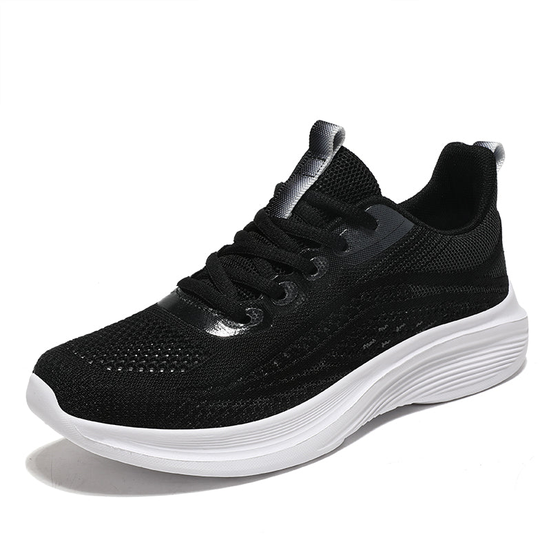 Women’s Lightweight Knit Walking Shoes – Breathable Cushion Sneakers for Daily Wear, Travel & Fitness