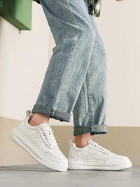 Everyday Platform Sneakers – Classic Comfort Shoes  Clean design. Stable comfort. Made for everyday wear.