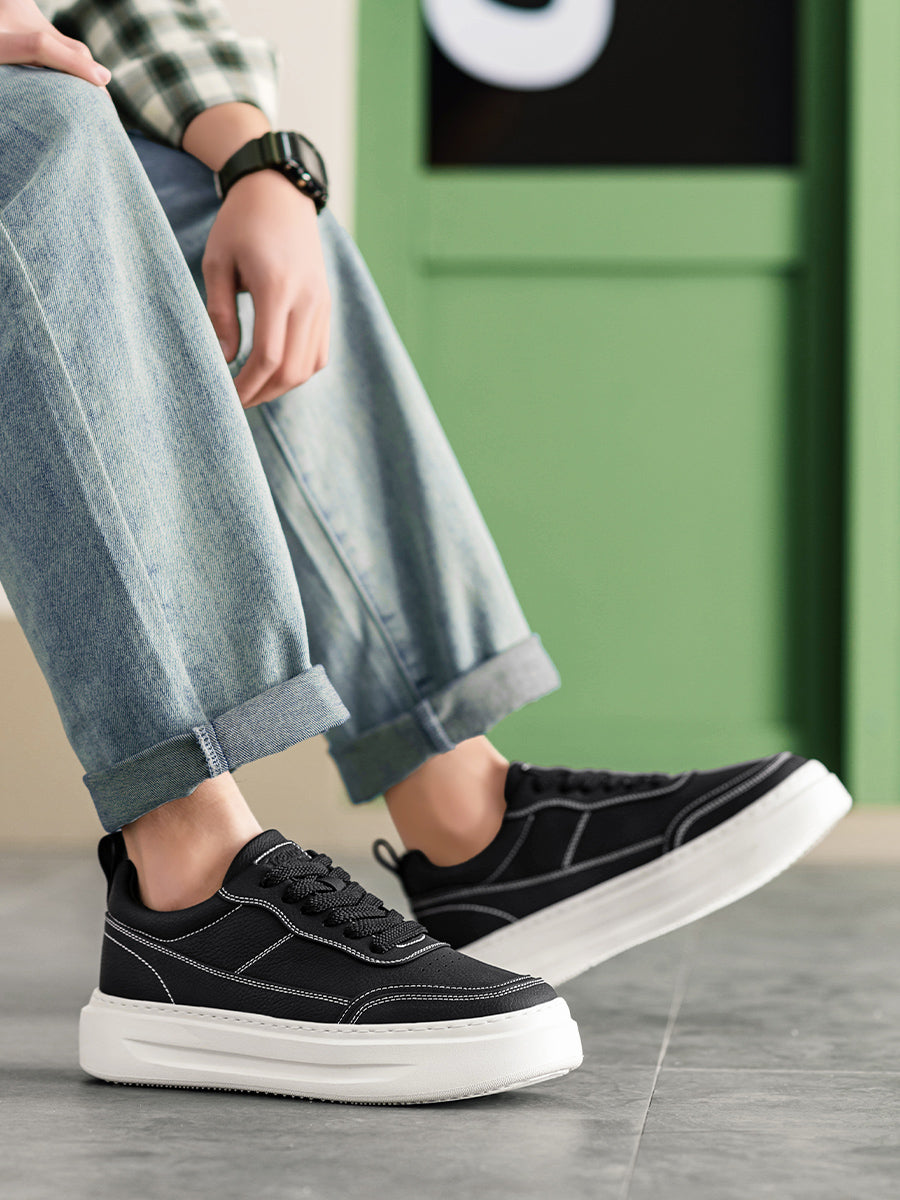 Everyday Platform Sneakers – Classic Comfort Shoes  Clean design. Stable comfort. Made for everyday wear.