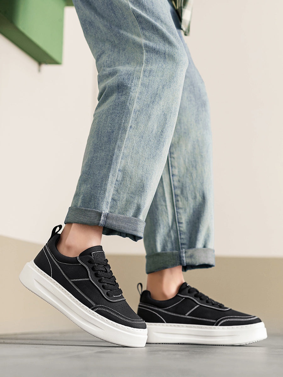 Everyday Platform Sneakers – Classic Comfort Shoes  Clean design. Stable comfort. Made for everyday wear.