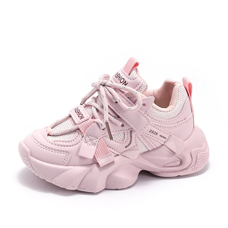 Kids Chunky Sneakers – Lightweight Breathable Sports Shoes for Boys & Girls, Non-Slip Cushioned Sole