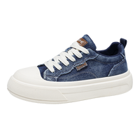 Men’s & Women’s Casual Canvas Sneakers – Lightweight Lace-Up Platform Shoes for Daily Wear